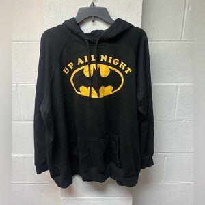 Batman Black Hoodie with Iconic Logo